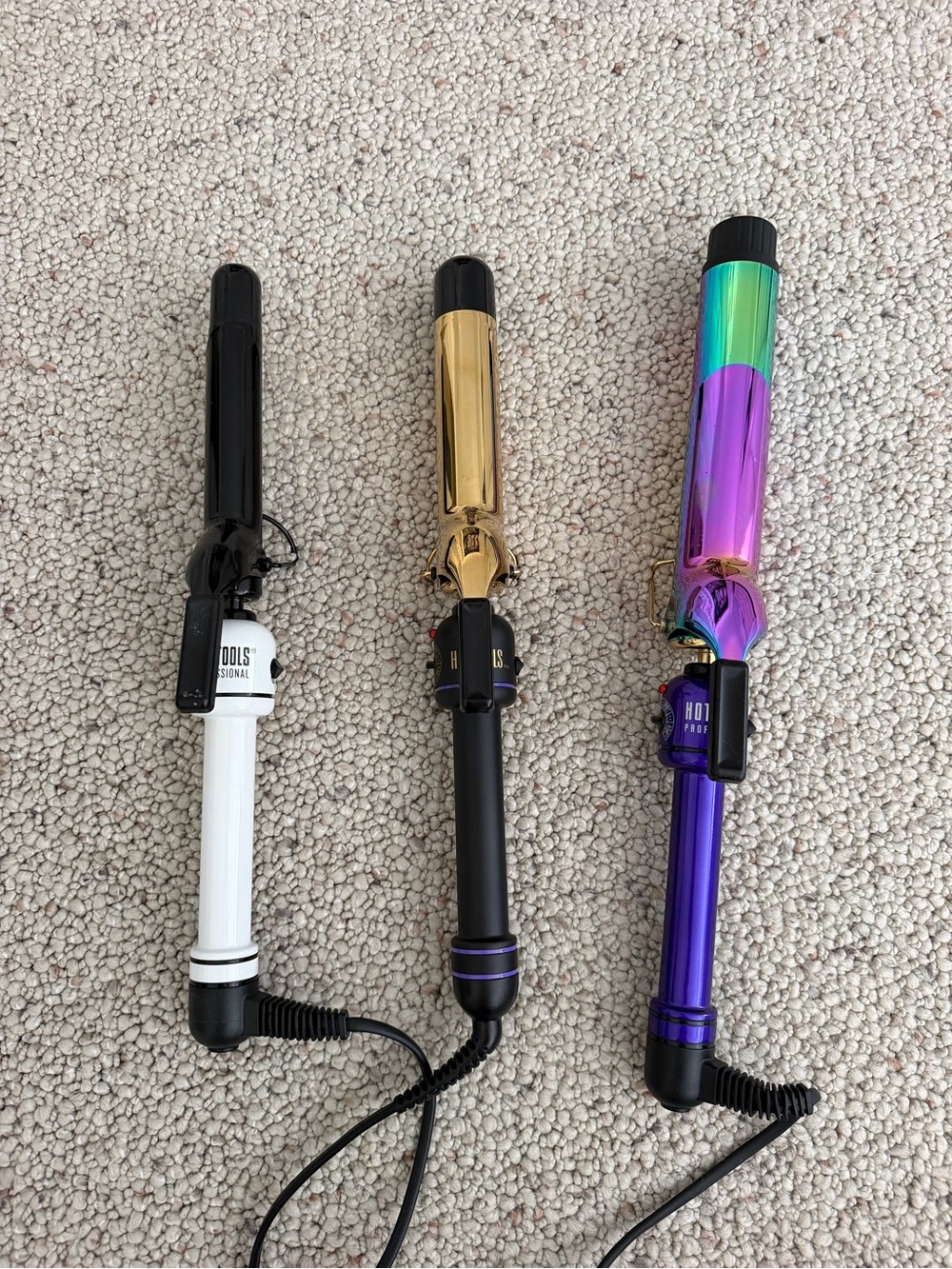 Hot Tools Professional Curling Irons — 1”, 1.25” & 1.5”